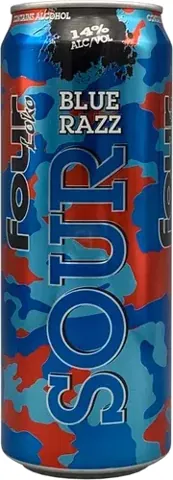 Four Loko Blue Raz Single Can