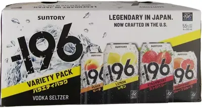 -196 Vodka Seltzer Variety Pack 8pk