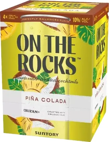 On The Rocks 4pk Cns Pina Colada